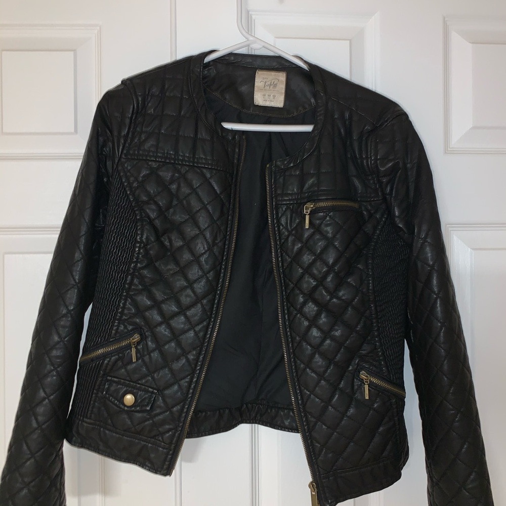 Zara leather jacket